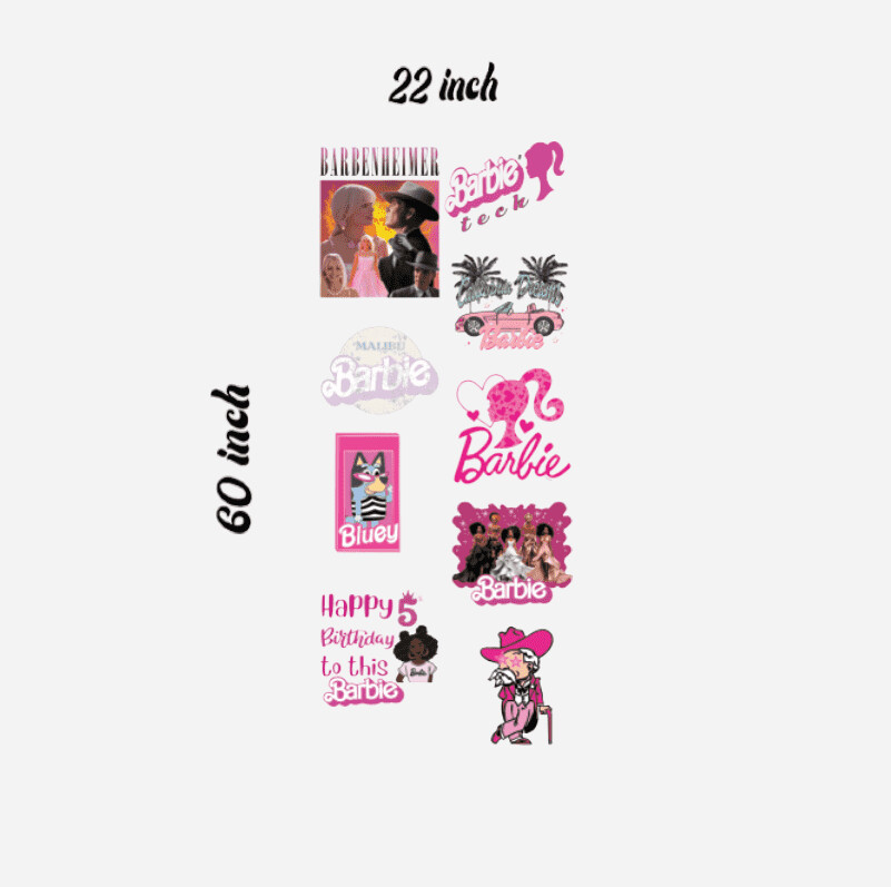 Ready to Press DTF BARBIE Bundle