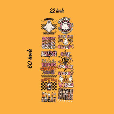 Ready to Press DTF Transfers Halloween-2 Desing Bundle