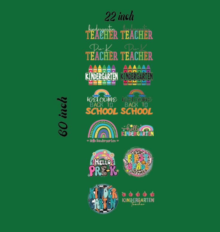 Ready to Press DTF Teacher Bundle-Mix