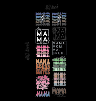 Ready to Press DTF Transfers Mama Ready to Press DTF Transfers Mama