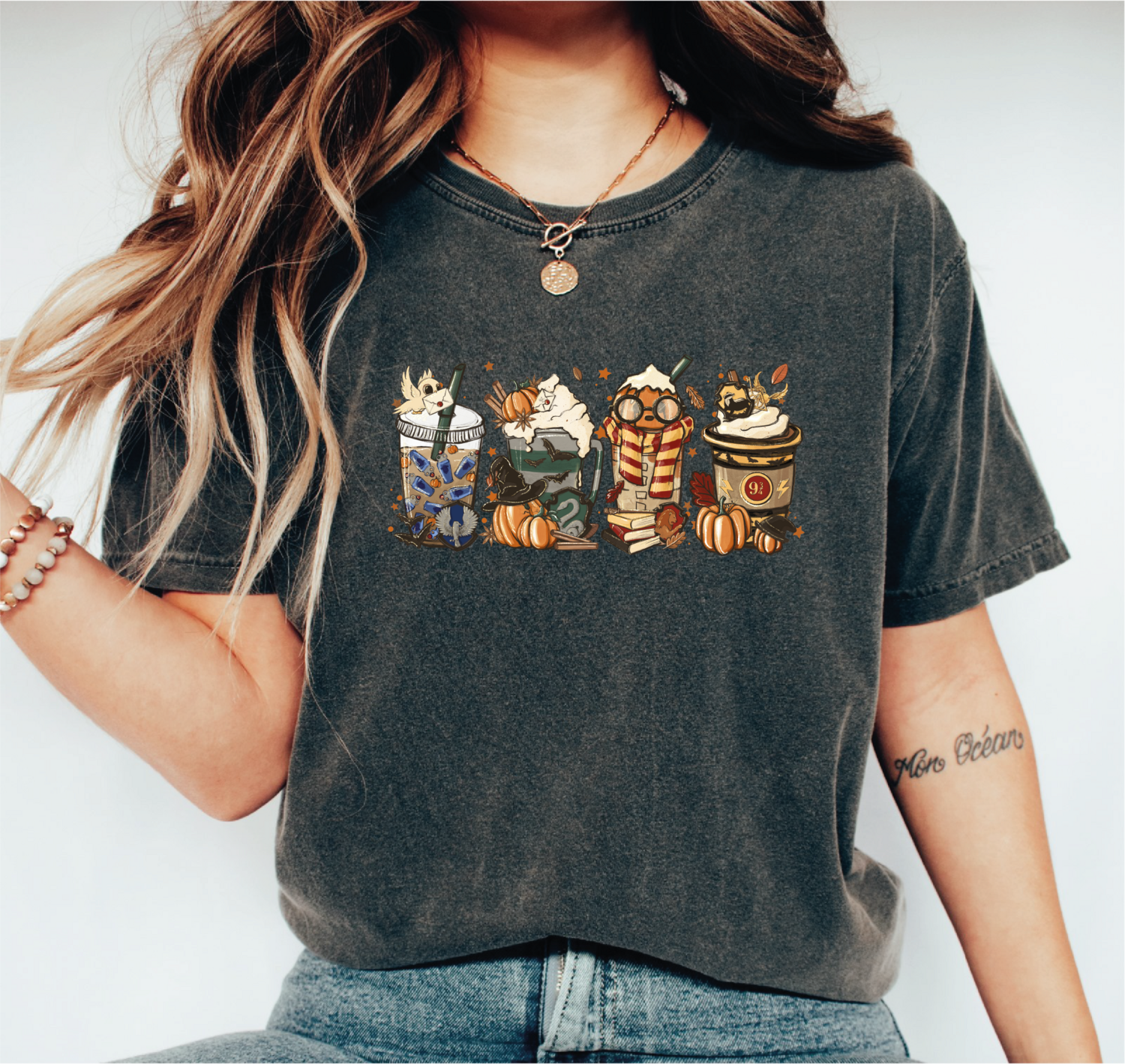 Coffee  Halloween Design Tshirt