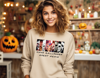 Make Hallowen Great Again Desing Sweatshirts