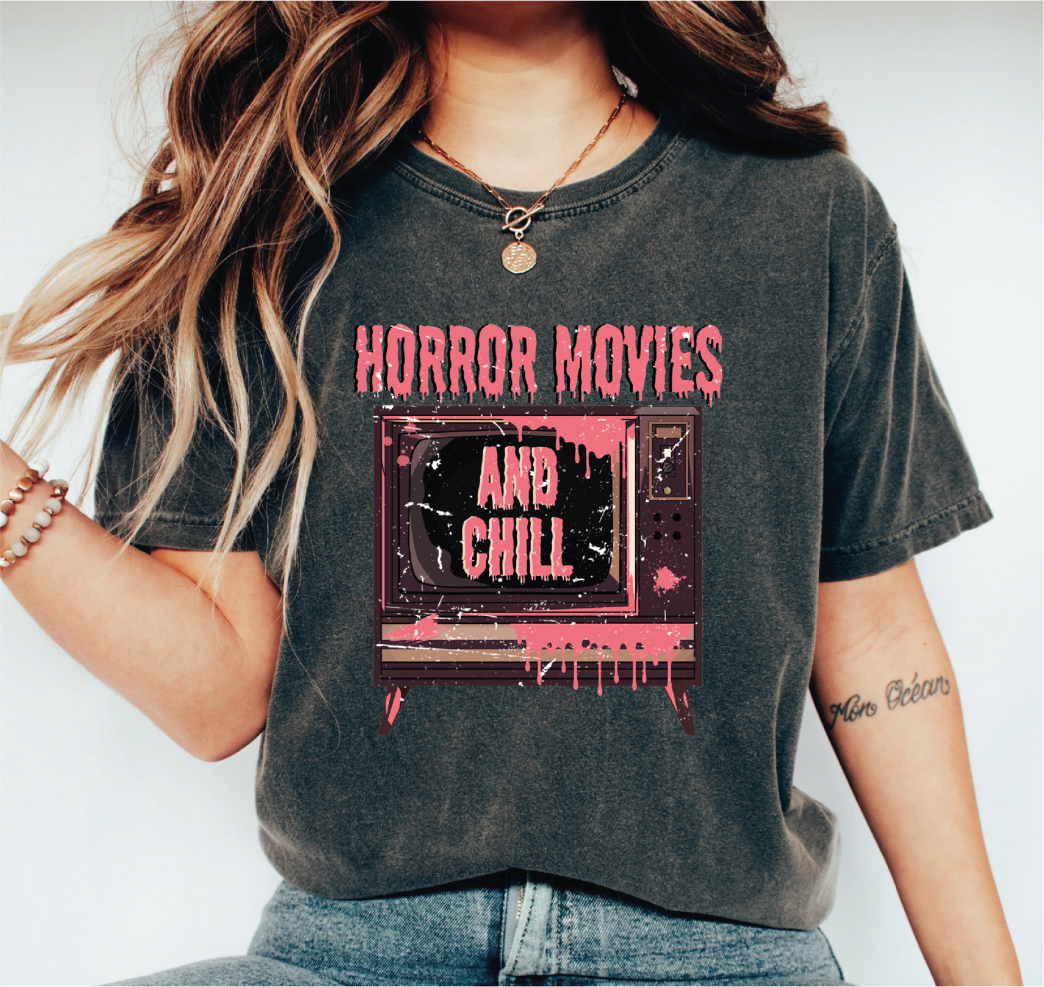 Horror Movie Halloween Design Tshirt