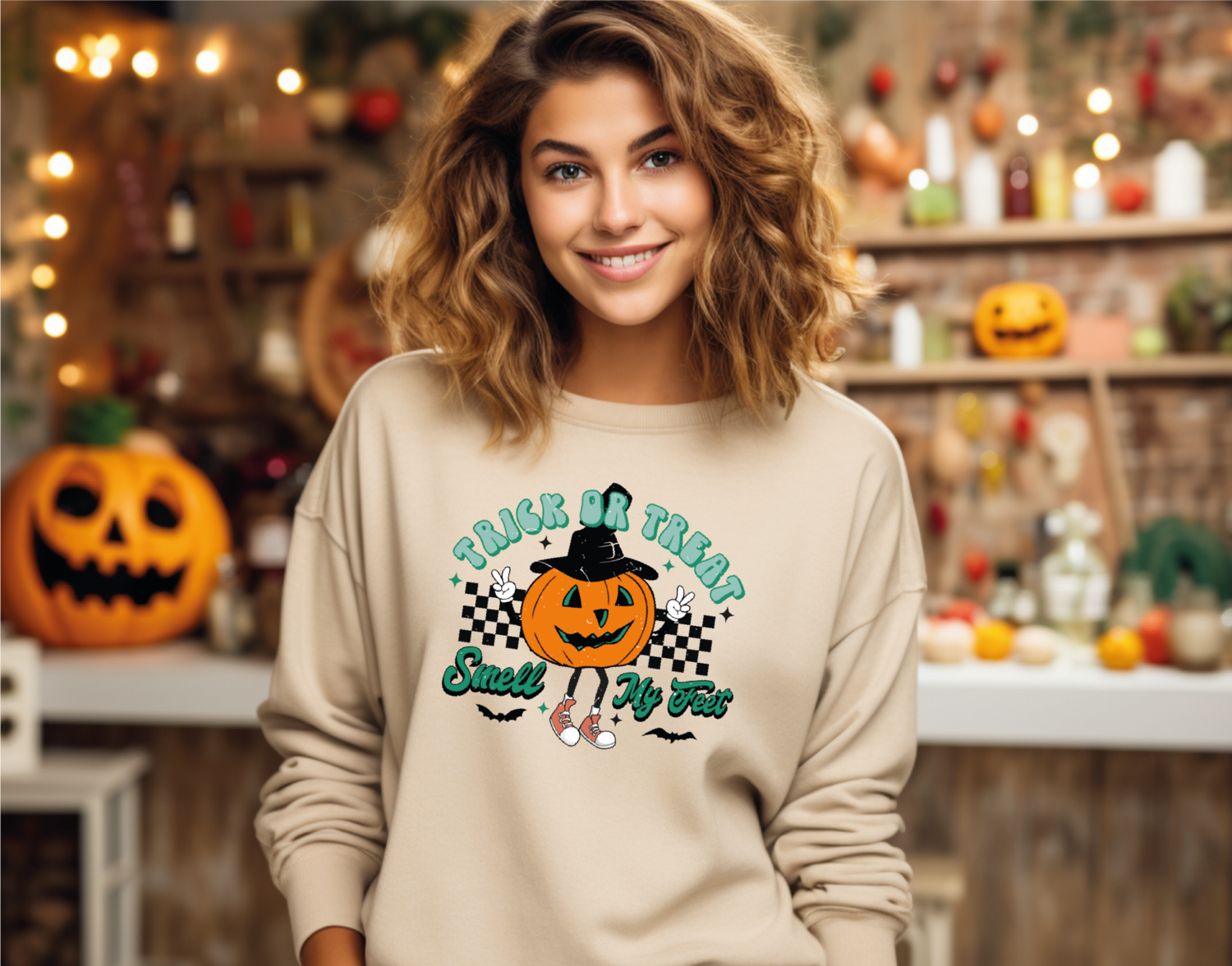 Trick or Treat Desing Sweatshirts