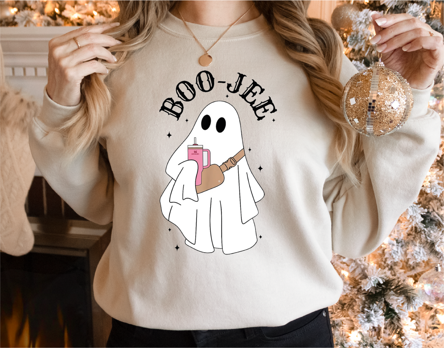Boo-Jee Ghost Halloween Sweatshirt