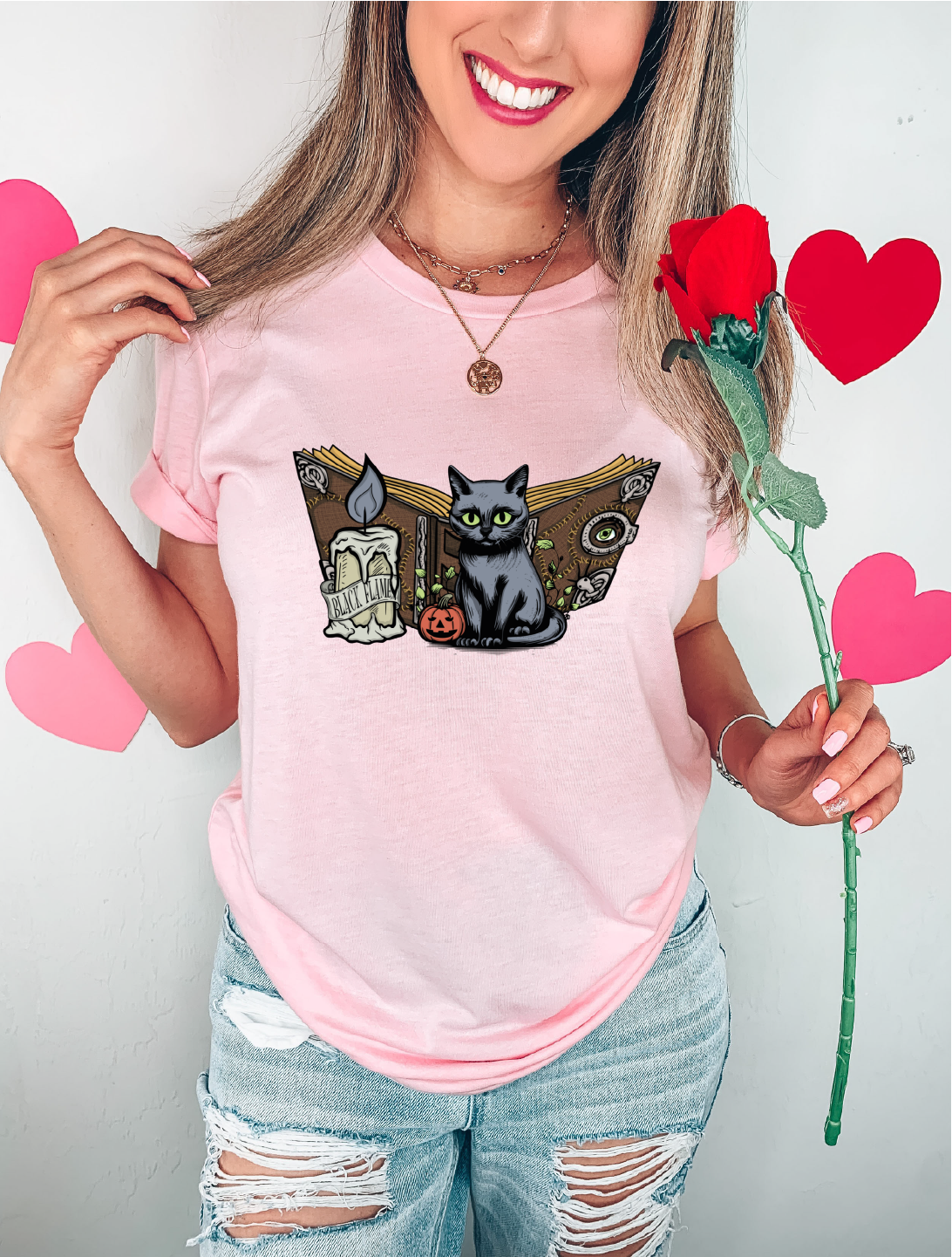 Cute Cat and Book Lover Shirt