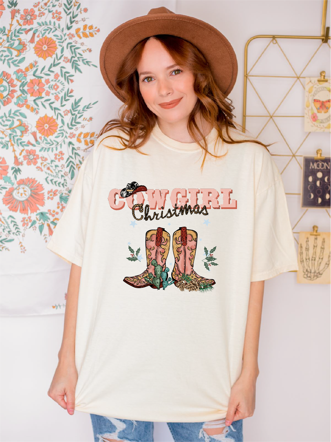 CowGirl Christmas Shirt