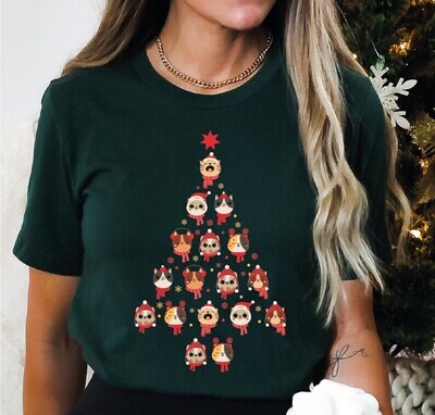 Cat Christmas Shirt, Christmas Cat Shirt for Women