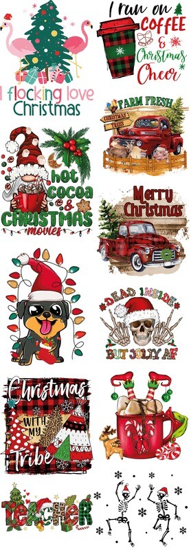 Christmas Ready to Press DTF Transfers Bundle Mix-6