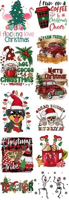 Christmas Ready to Press DTF Transfers Bundle Mix-6