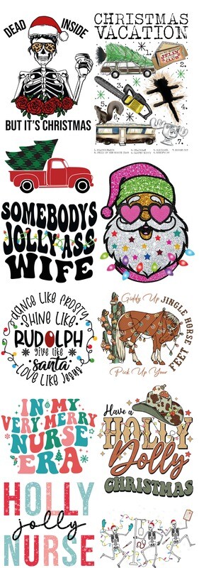 Christmas Ready to Press DTF Transfers Bundle Mix-7