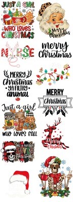 Christmas Ready to Press DTF Transfers Bundle Mix-11