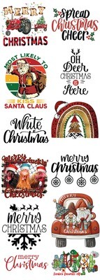 Christmas Ready to Press DTF Transfers Bundle Mix-10
