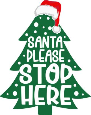 Santa Please Stop Here
