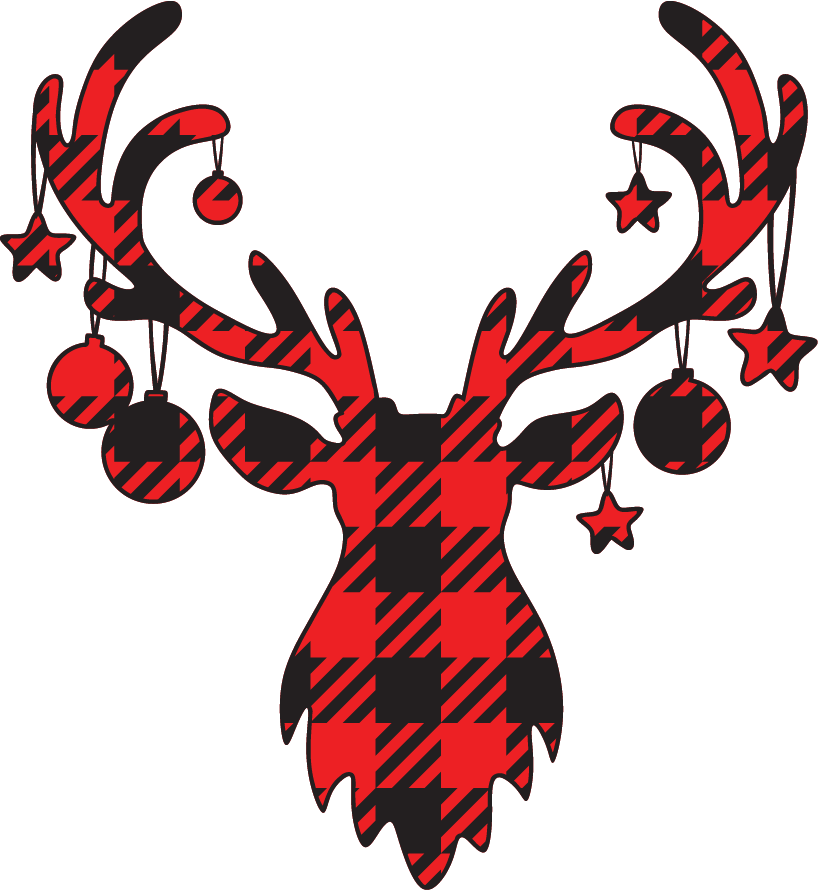 Christmas Merry Christmas Reindeer Head
