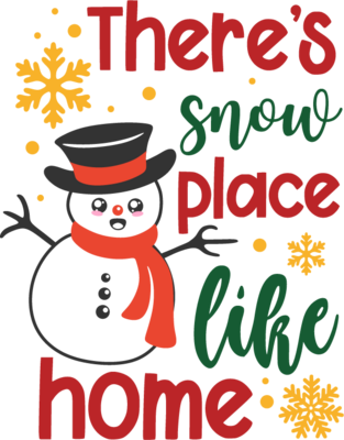 Christmas There Is Snow Place Lıke Home