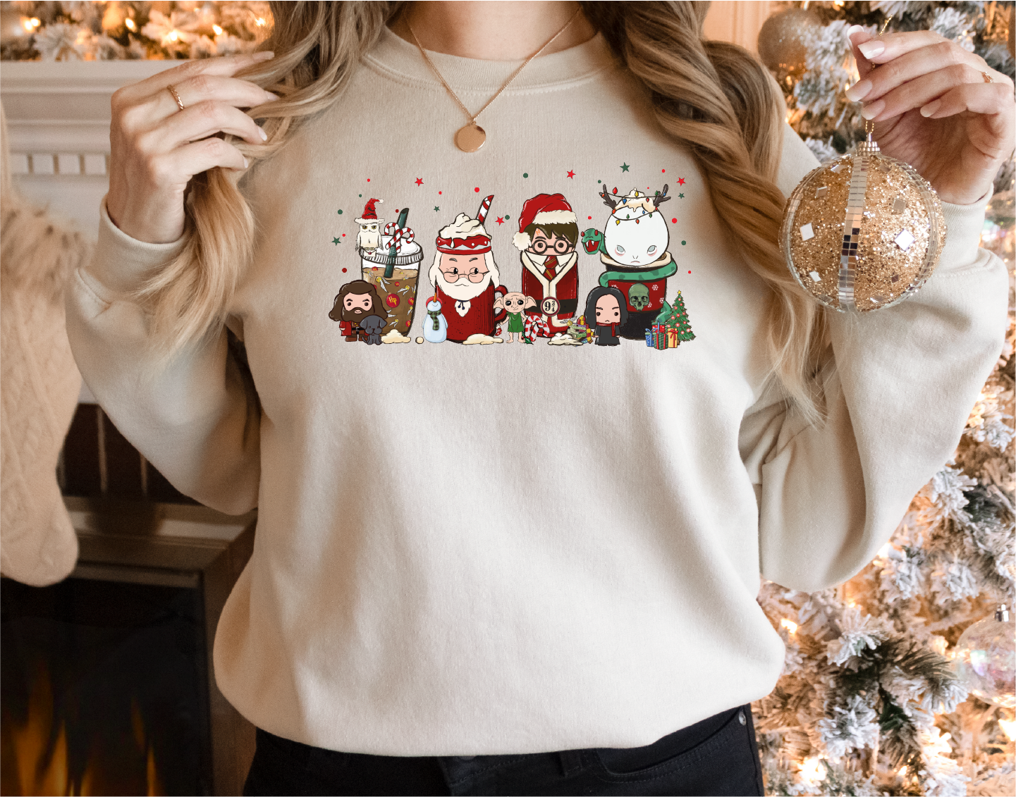 Unisex Christmas Coffee  Sweatshirt
