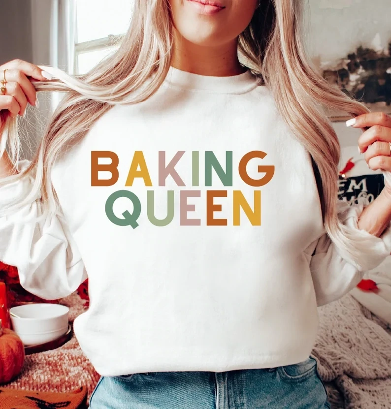 Christmas Baking Queen Sweathirt, Baking Tshirt
