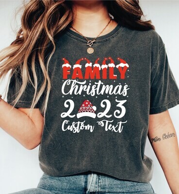 Personalized Christmas Shirt, Personalized Family Christmas 2023 Shirt