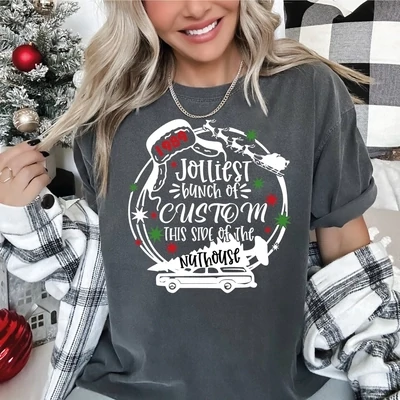 Custom Jolliest Bunch Of this side of the Nuthouse Shirt