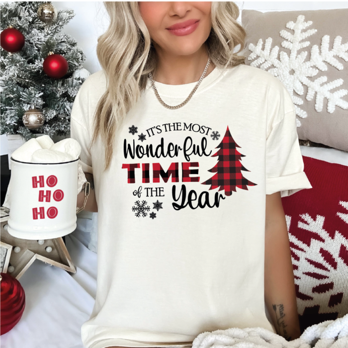 Christmas T Shirt Comfort Colors It’s The Most Wonderful Time Of The Year