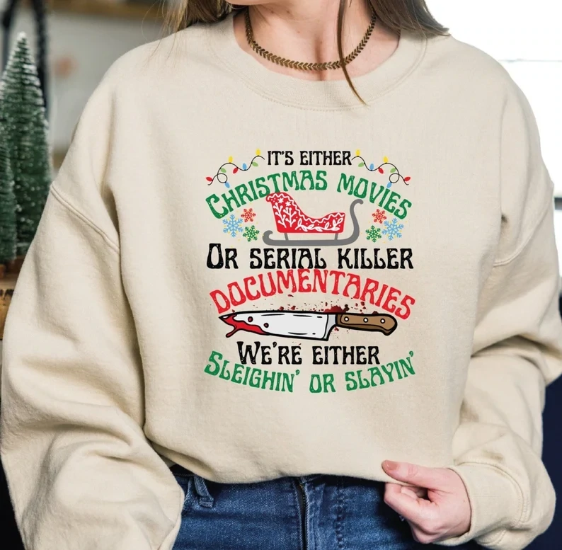 Christmas Movie Sweatshirt, Funny Movie Party Hoodie