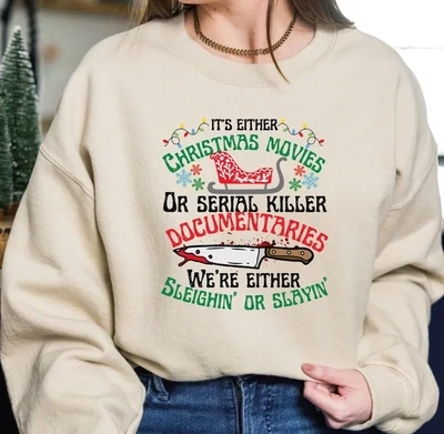 Christmas Movie Sweatshirt, Funny Movie Party Hoodie