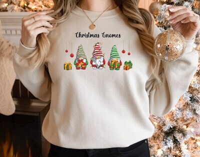 Christmas Gnomies Sweatshirt, Funny Gnome Hoodie
