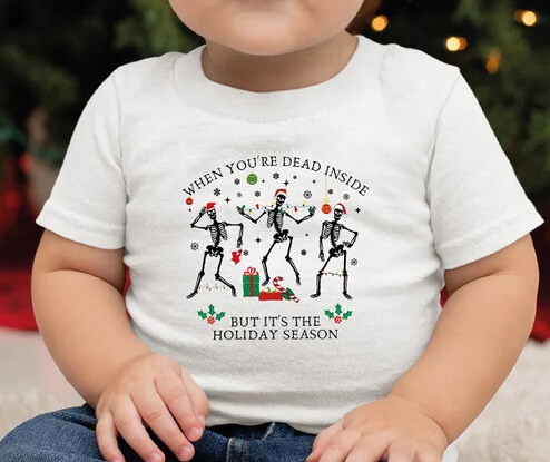 When You Are Dead Inside But Is The Holiday Season Shirt
