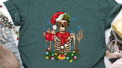 Christmas Skeleton Shirt