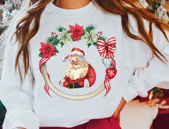 Christmas Santa Magic Design Sweatshirt