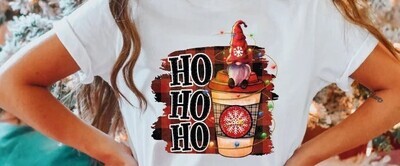 Ho Ho Ho Gnome Latte Christmas Shirt