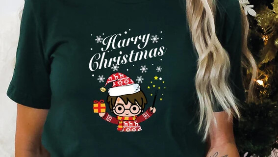 Magical Wizard Design Cute Christmas Shirt