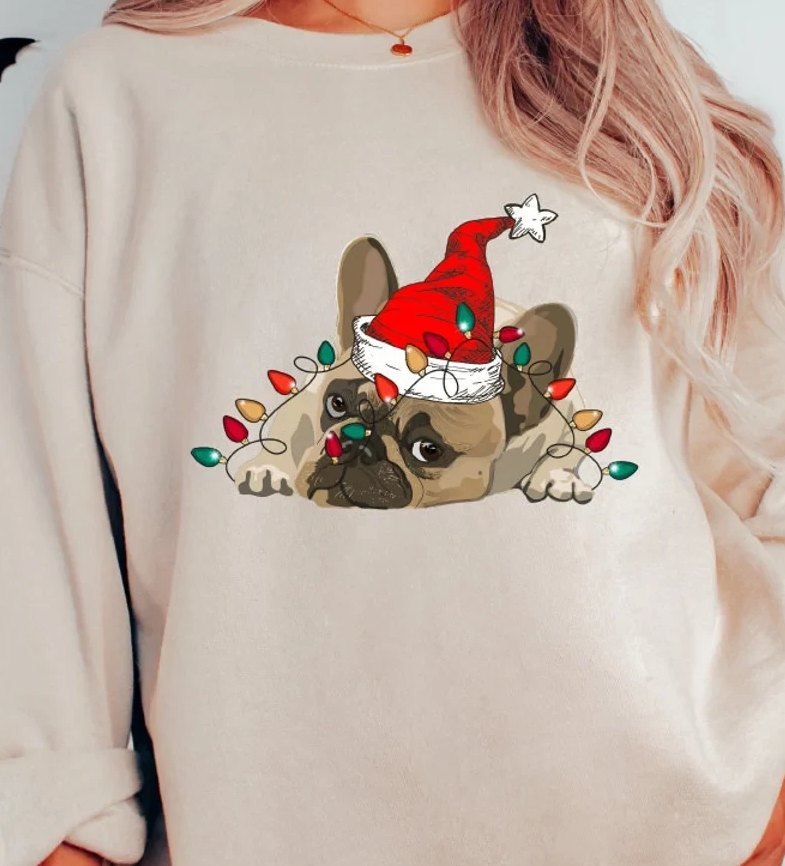 Christmas Dog Sweatshirt, Dog Owner Christmas Gift, Dog Christmas Sweatshirt