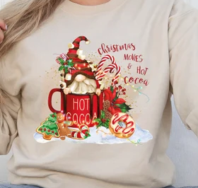 Christmas Movies &amp; Hot Cocoa Sweatshirt