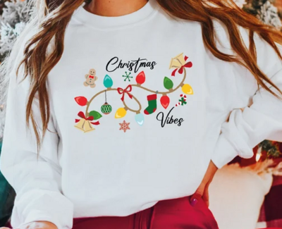 Unisex  Christmas Vibes Sweatshirt