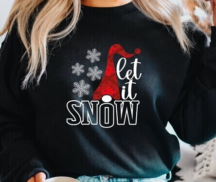 Unisex Let it Snow Christmas Sweatshirt