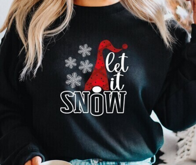 Unisex Let it Snow Christmas Sweatshirt