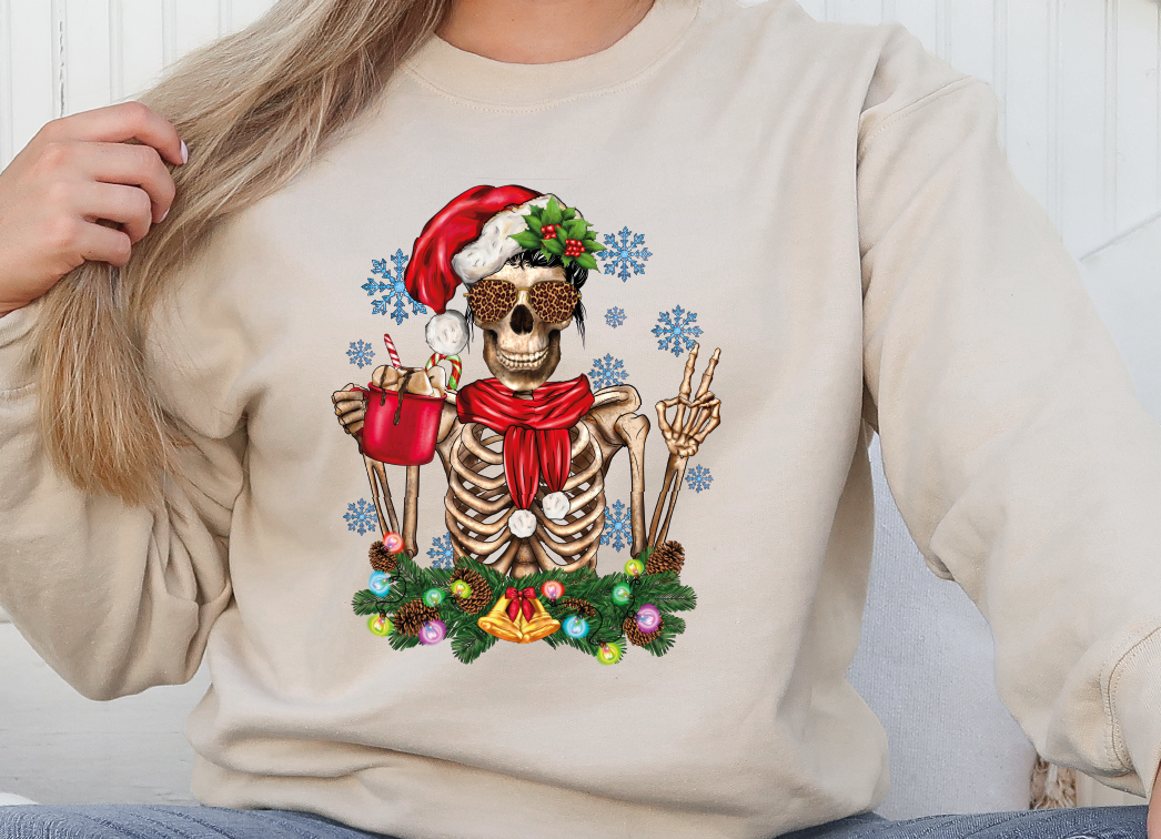 Christmas Skeleton Sweatshirt