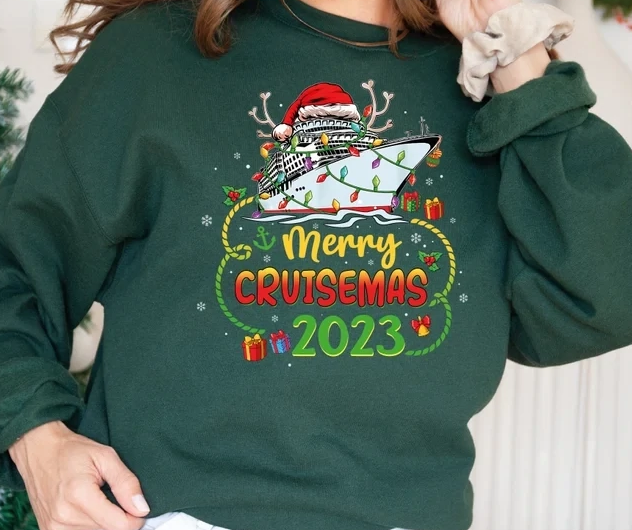 Family Christmas Cruise 2023 Sweatshirt
