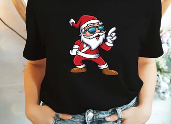 Cool Santa Christmas Shirt