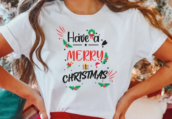 Unisex Have a Merry Christmas Design Shirt
