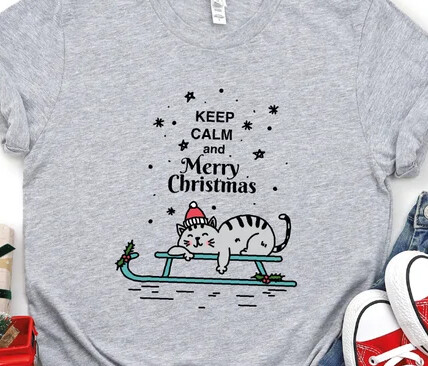 Keep Calm And Merry Christmas Shirt