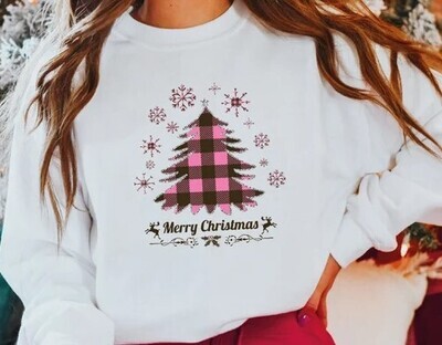 Unisex Merry Christmas Tree Sweatshirt
