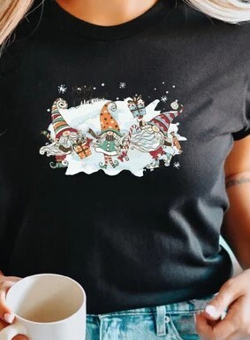 Merry Christmas Gnomes Cute T Shirt