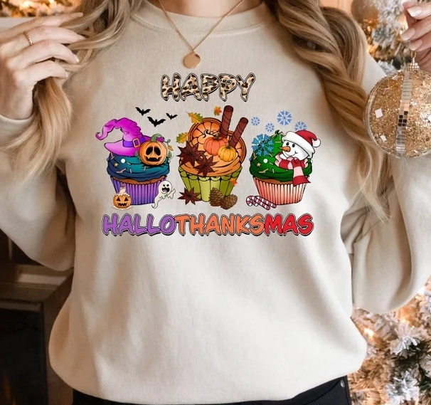 Happy Hallothanksmas Sweatshirt