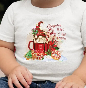 Hot Cute Cocoa Gnome T Shirt