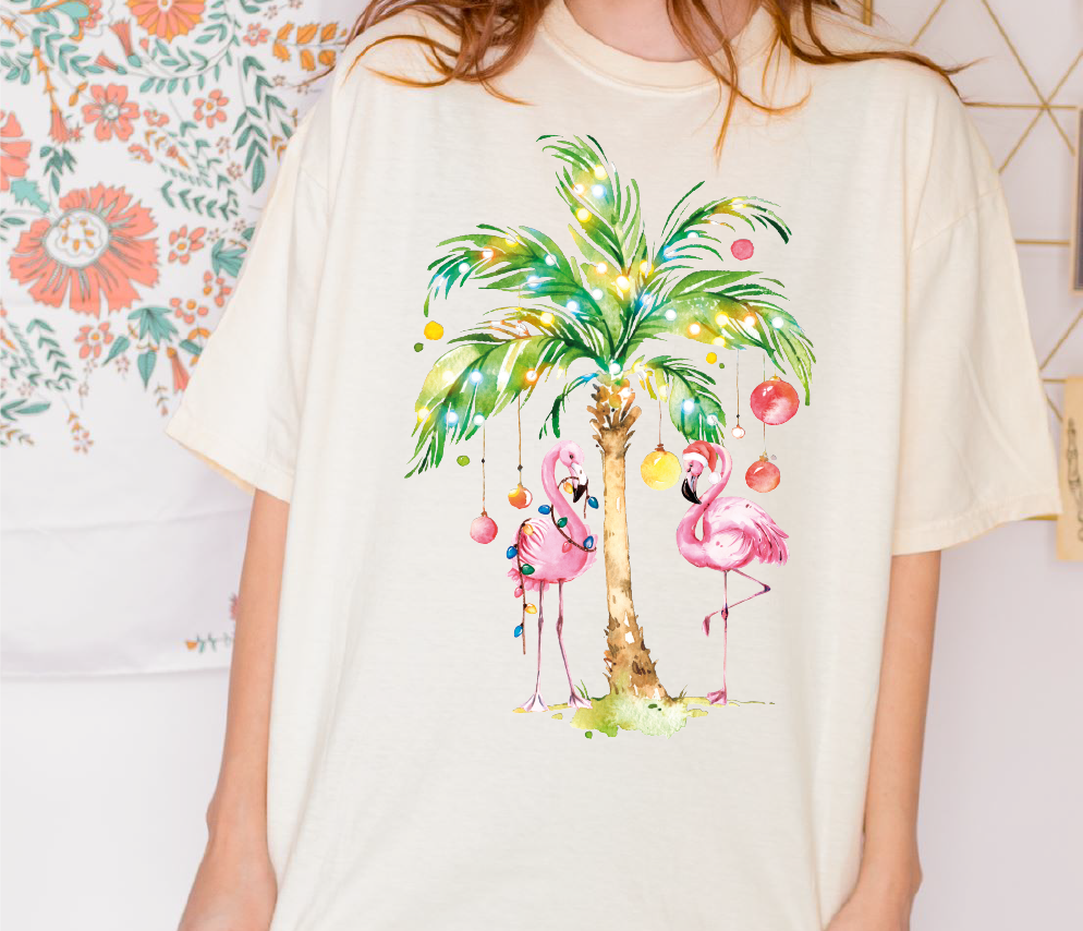 Christmas Flamingo Shirt