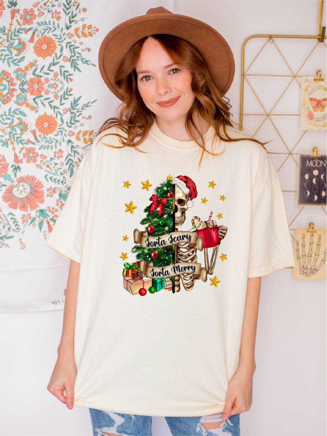 Sorta Merry Sorta Scary Shirt, Funny Christmas Sweatshirt,