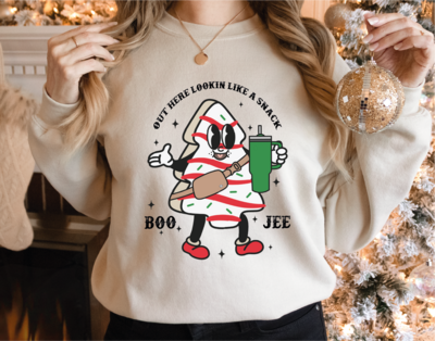 Out Here Lookin Like a Snack Boo Jee Sweatshirt